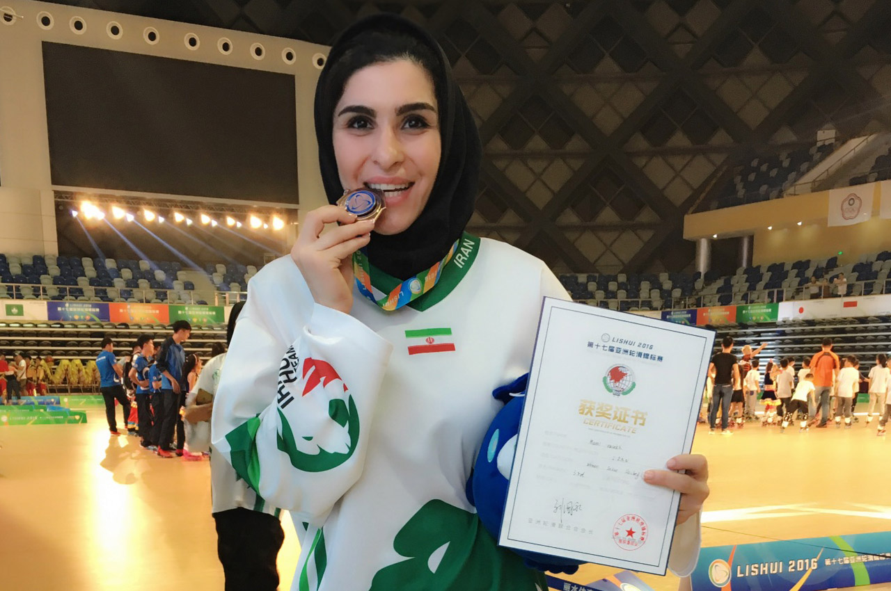 Maral Rasekhi bronze medal 2018 in Namwon, South Korea